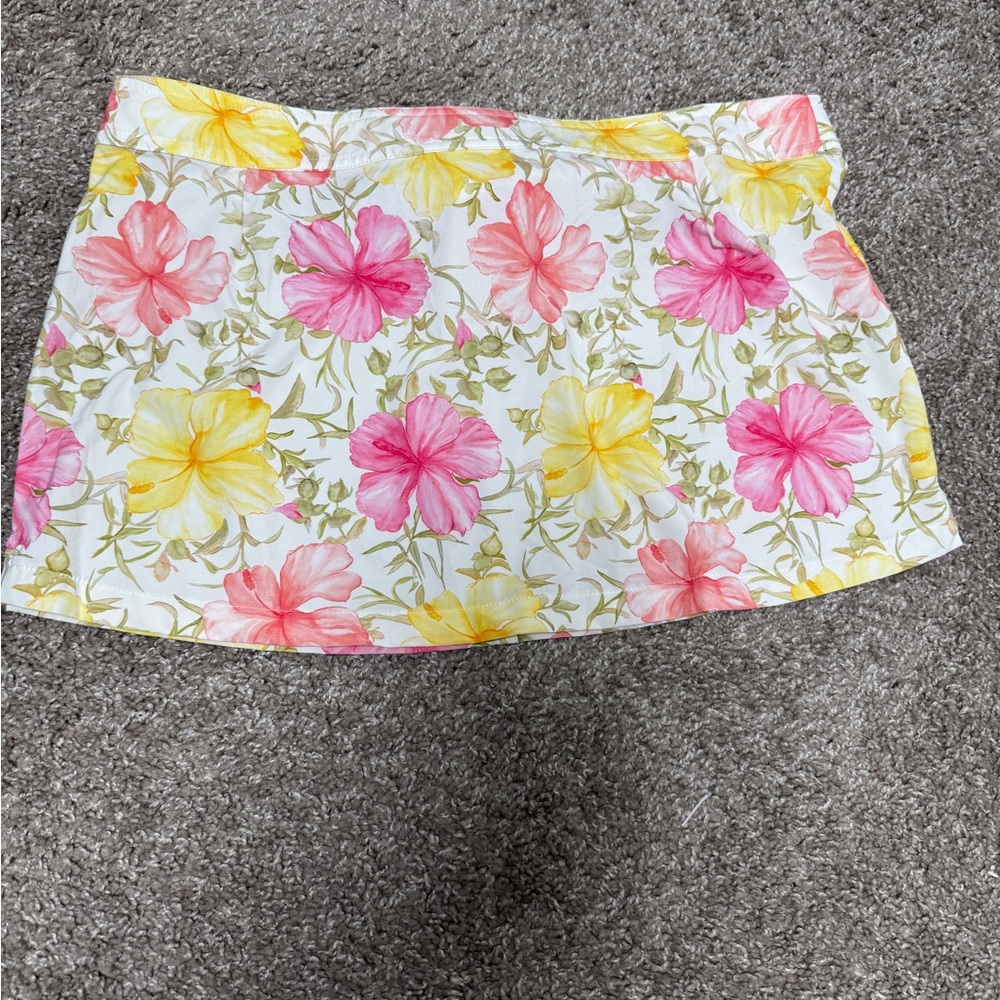 Hurley & LoveShackFancy White Surf Skirt, Board Skirt - Picture 7 of 7